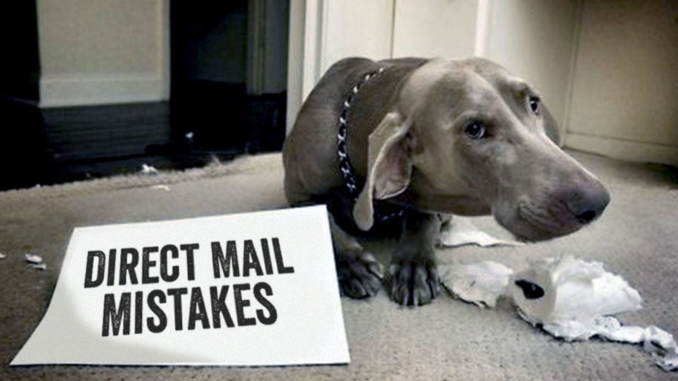 Direct mail mistakes illustration